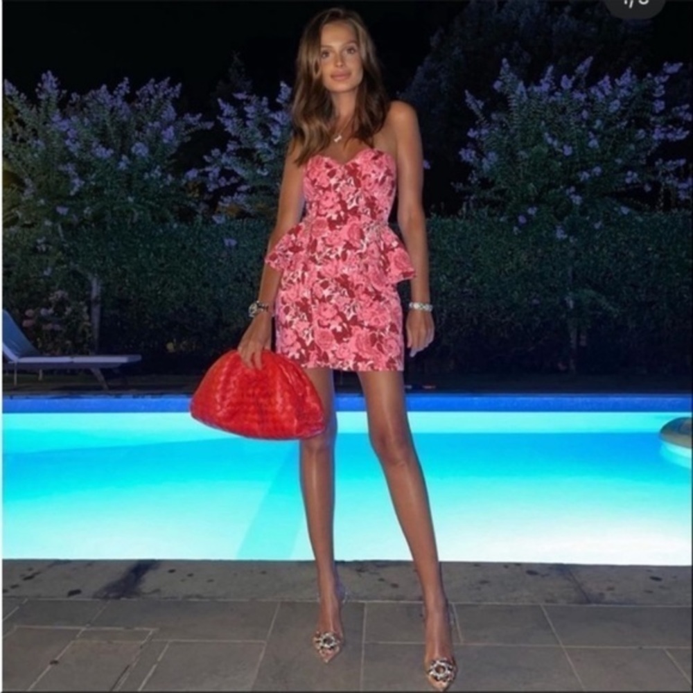 Zara Pink Floral Mini Dress